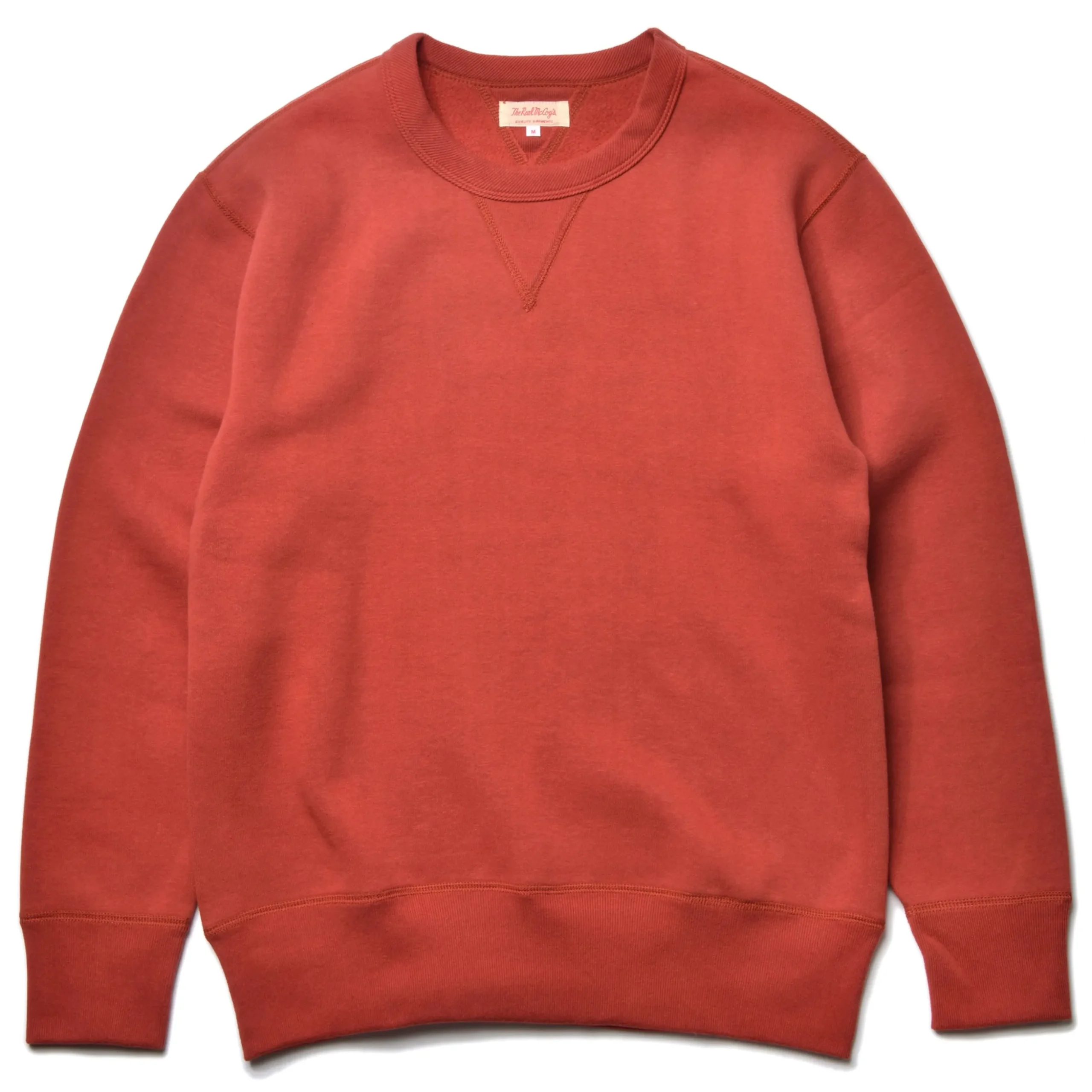 Sweatshirts-Joe McCoy 10 Oz. Loopwheel Crewneck Sweatshirt 091 Cherry