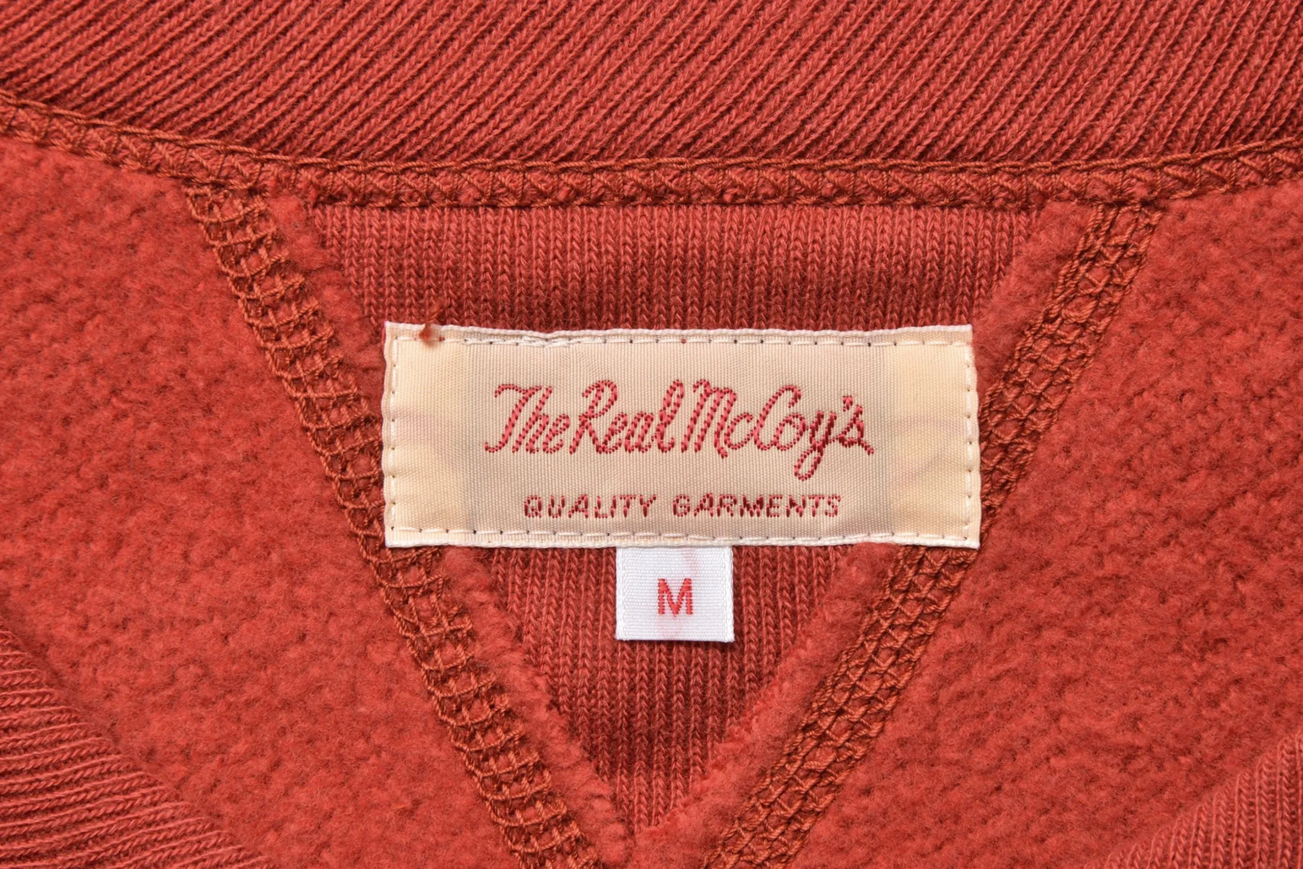 Sweatshirts-Joe McCoy 10 Oz. Loopwheel Crewneck Sweatshirt 091 Cherry
