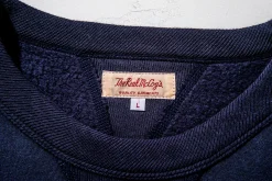 Sweatshirts-Joe McCoy 10 Oz. Loopwheel Crewneck Sweatshirt 140 Navy