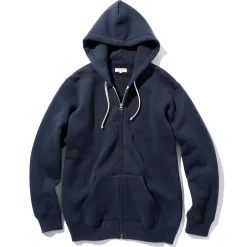Sweatshirts-Joe McCoy 10 Oz. Loopwheel F/Z Parka 140 Navy