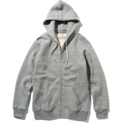Sweatshirts-Joe McCoy 10 Oz. Loopwheel F/Z Parka 020 Grey