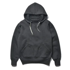 Sweatshirts-Joe McCoy 13 Oz. Wool Loopwheel Hooded Sweatshirt 030 Black