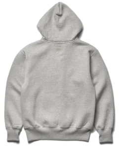 Sweatshirts-Joe McCoy 13 Oz. Wool Loopwheel Hooded Sweatshirt 021 Medium Gray