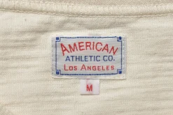 T-Shirts-The Real McCoy's American Athletic Tee / Fort Knox 012 Ecru