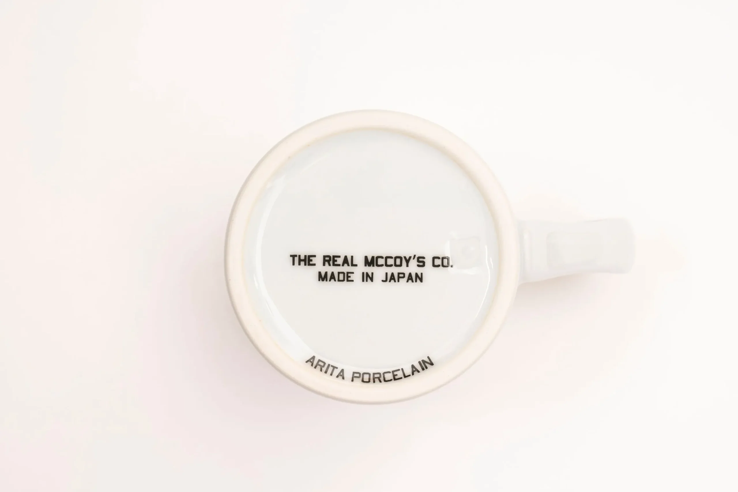 Mugs-The Real McCoy's Arita Porcelain Coffee Mug / Real Mccoy'S 010 White