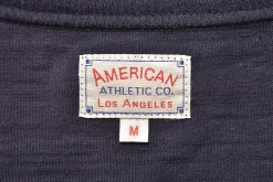 T-Shirts-Joe McCoy Athletic T-Shirt / Loopwheel 140 Navy