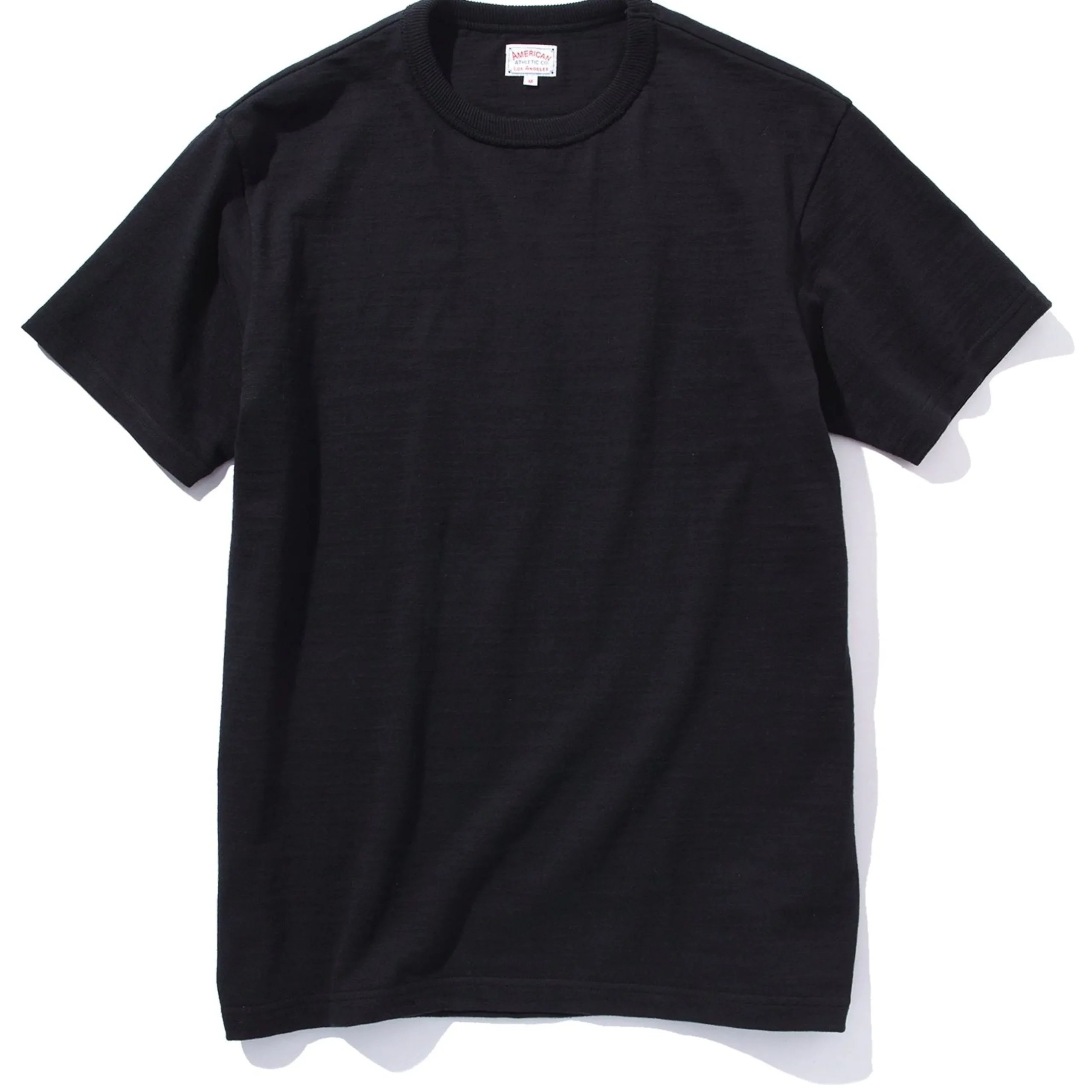 T-Shirts-Joe McCoy Athletic T-Shirt / Loopwheel 030 Black