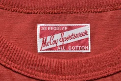 T-Shirts-Joe McCoy Baseball Tee 091 Cherry