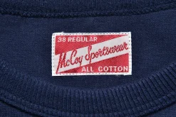 T-Shirts-Joe McCoy Baseball Tee 140 Navy