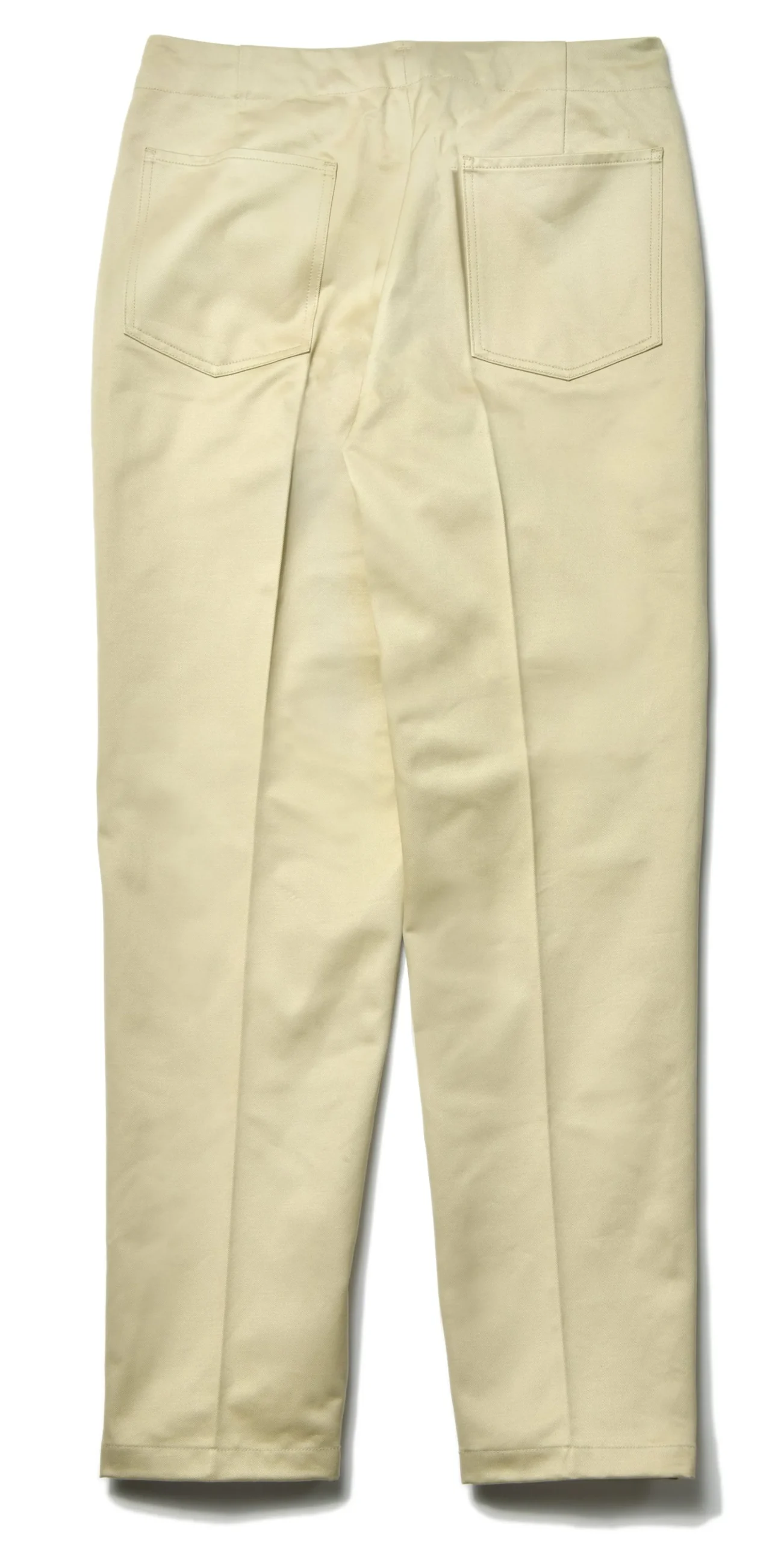 Pants-Joe McCoy Belted Waistband Trouser, Plain Stitch / Westpoint Army Cloth 41 Beige