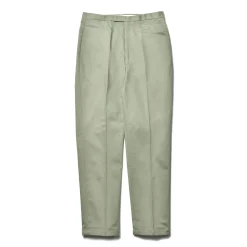 Pants-Joe McCoy Belted Waistband Trouser, Plain Stitch / Pique 154 Sage