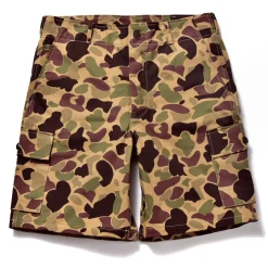 Shorts-The Real McCoy's Beo Gam Camouflage Shorts Beige