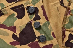 Shorts-The Real McCoy's Beo Gam Camouflage Shorts Beige