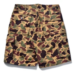 Shorts-The Real McCoy's Beo Gam Camouflage Shorts Beige