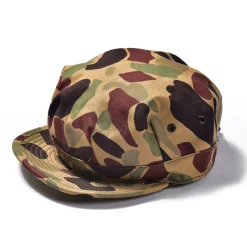 Hats-The Real McCoy's Beo Gam Camouflage Utility Cap Beige