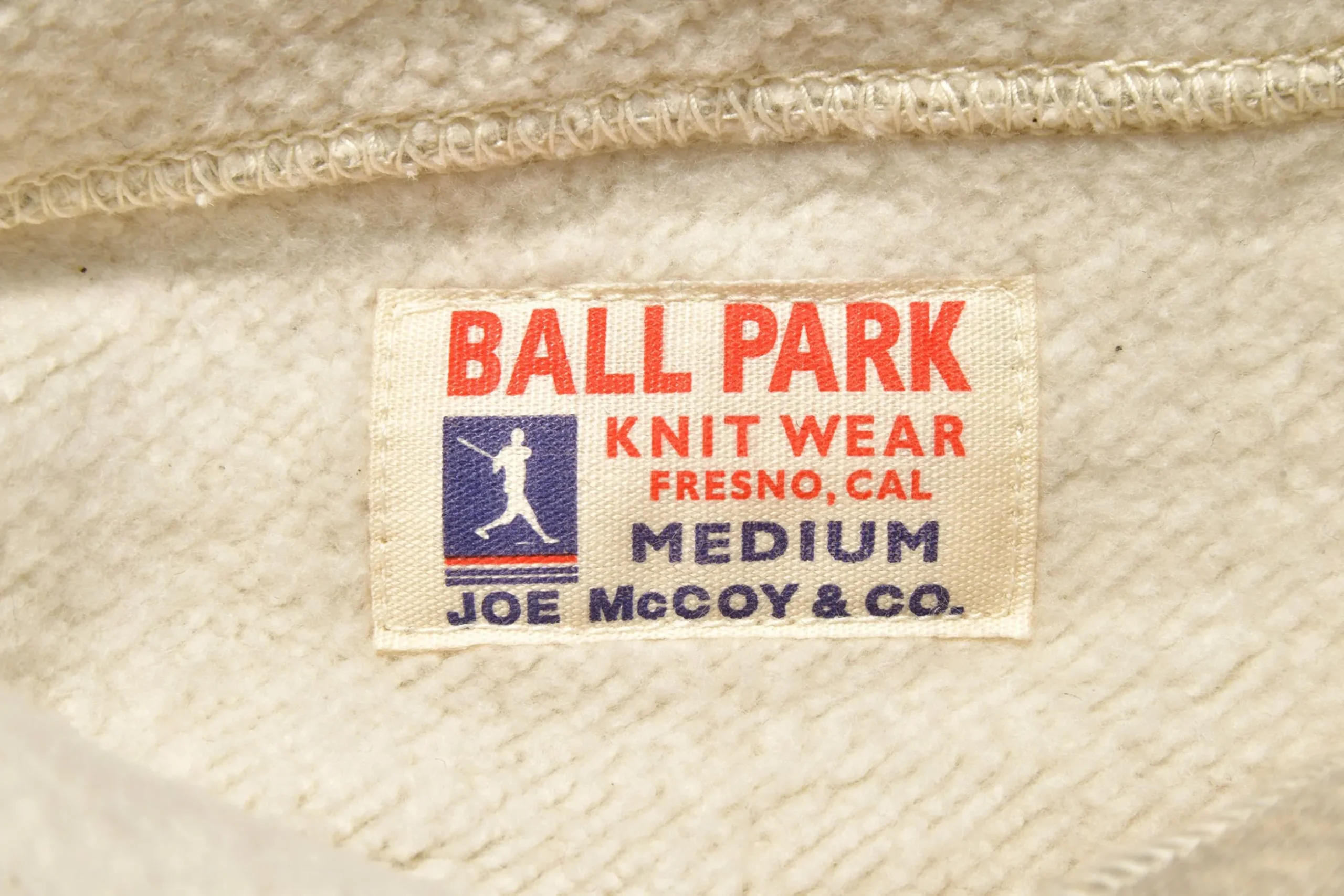 Sweatshirts-Joe McCoy Boxing Glove Pocket Hooded Sweatshirt 013 Oatmeal