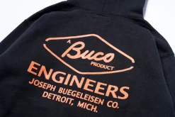 Sweatshirts-Buco F/Z Parka / Engineer Black
