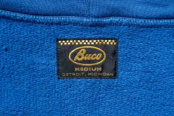 Sweatshirts-Buco F/Z Parka Sweatshirt R.Blue