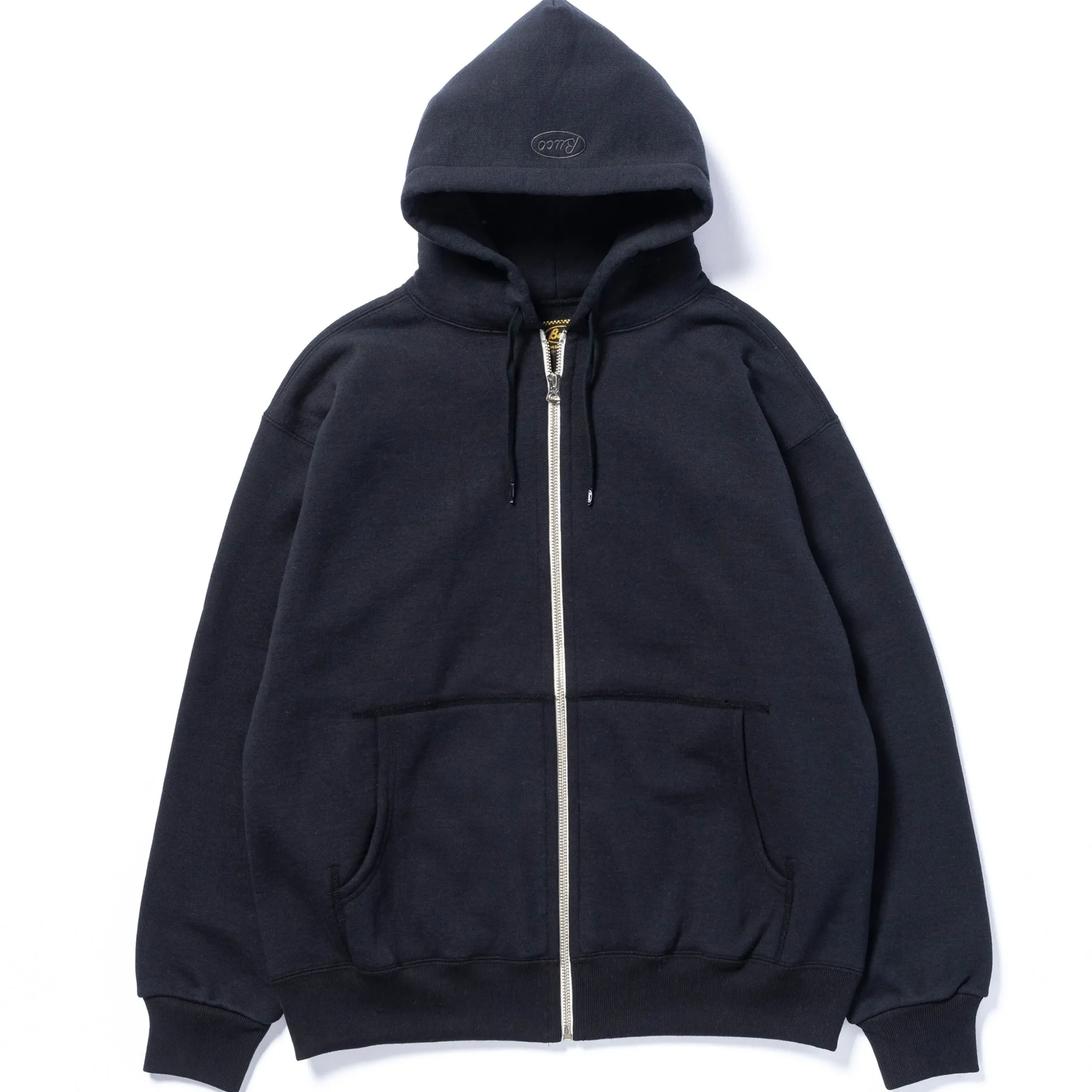 Sweatshirts-Buco F/Z Parka Sweatshirt Black