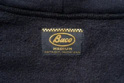 Sweatshirts-Buco F/Z Parka Sweatshirt Black