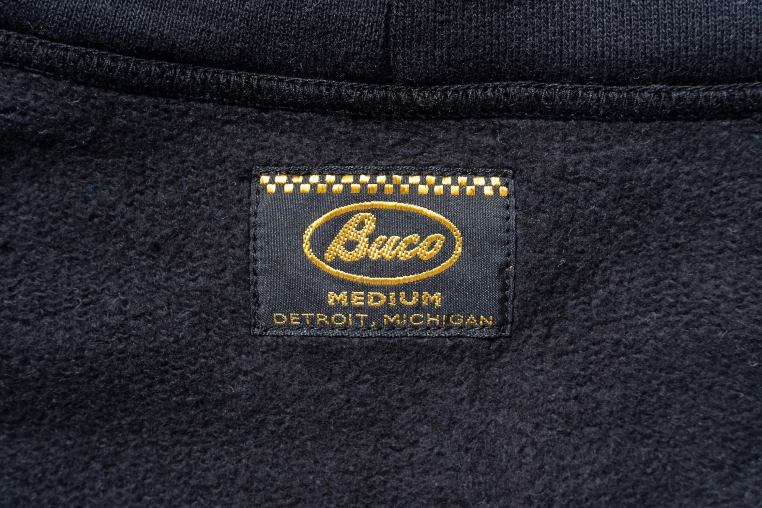 Sweatshirts-Buco F/Z Parka Sweatshirt Black