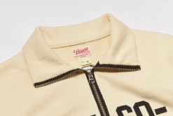 Sweatshirts-Buco Half-Zip Motorcycle Jersey / -Product White/Black