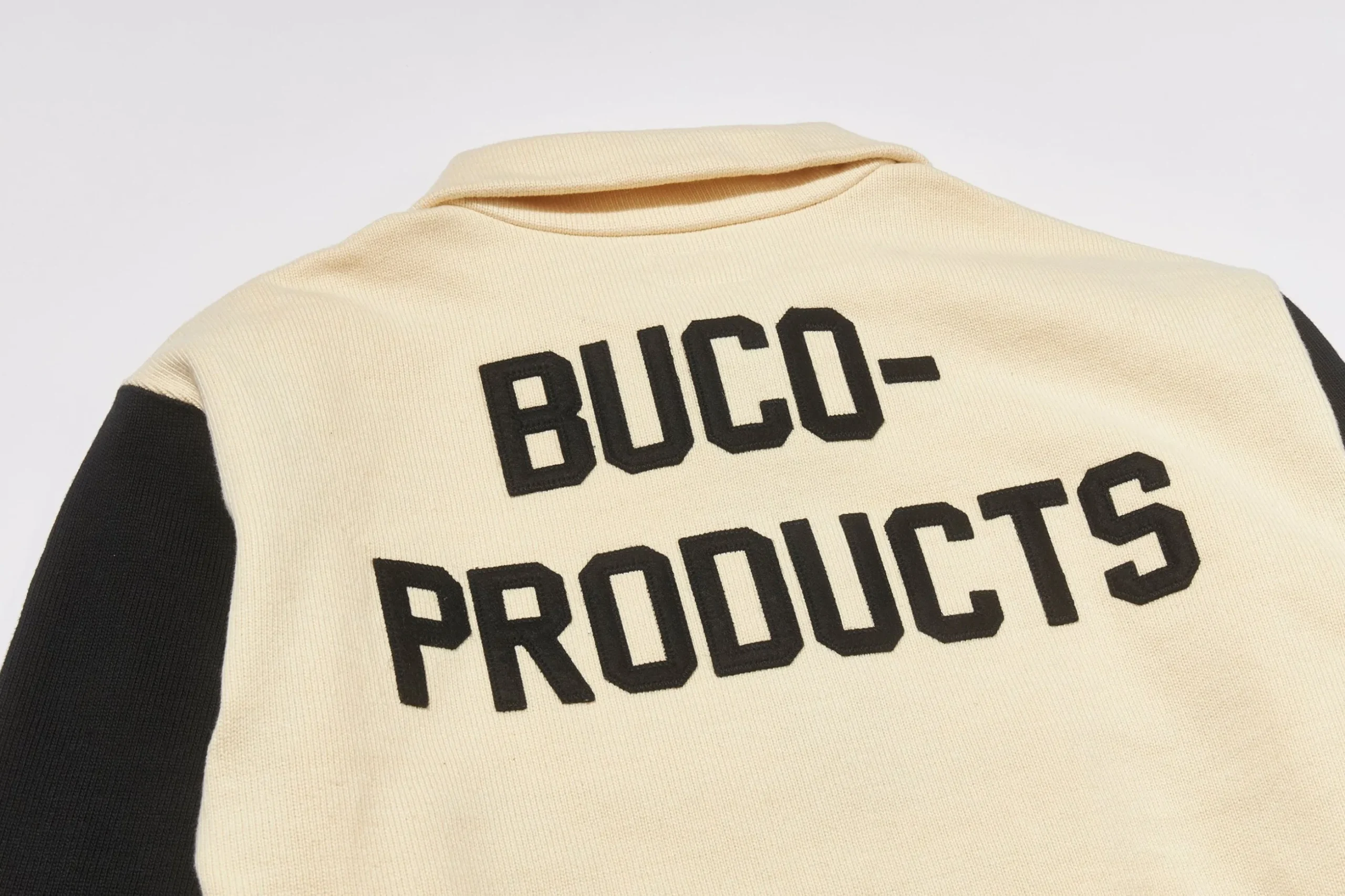 Sweatshirts-Buco Half-Zip Motorcycle Jersey / -Product White/Black