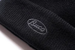 Hats-Buco Heavy Knit Cap Black