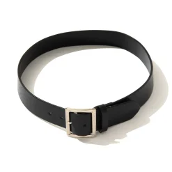 Belts-Buco Horsehide Buttock Curve Belt 030 Black