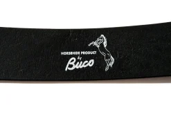 Belts-Buco Horsehide Buttock Curve Belt 030 Black