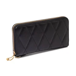 Leather Goods-Buco Horsehide Padded Wallet 030 Black