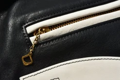Leather-Buco J-24 / White X Black 030 Black