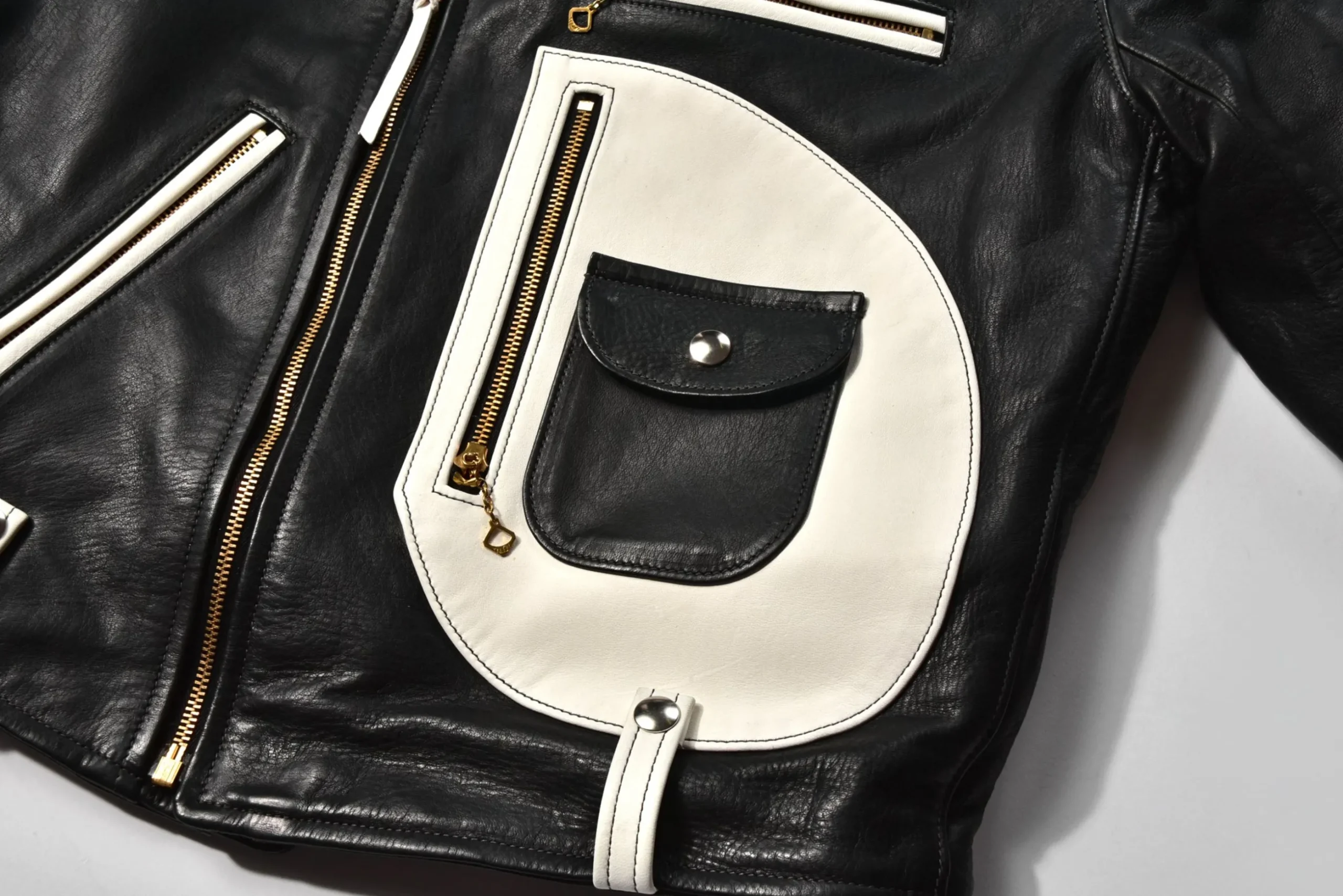 Leather-Buco J-24 / White X Black 030 Black