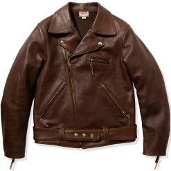 Leather-Buco Jh-1 Jacket / Brown