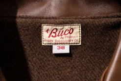Leather-Buco Jh-1 Jacket / Brown
