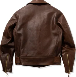 Leather-Buco Jh-1 Jacket / Brown