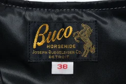 Leather-Buco Leather Vest 031 D. Black