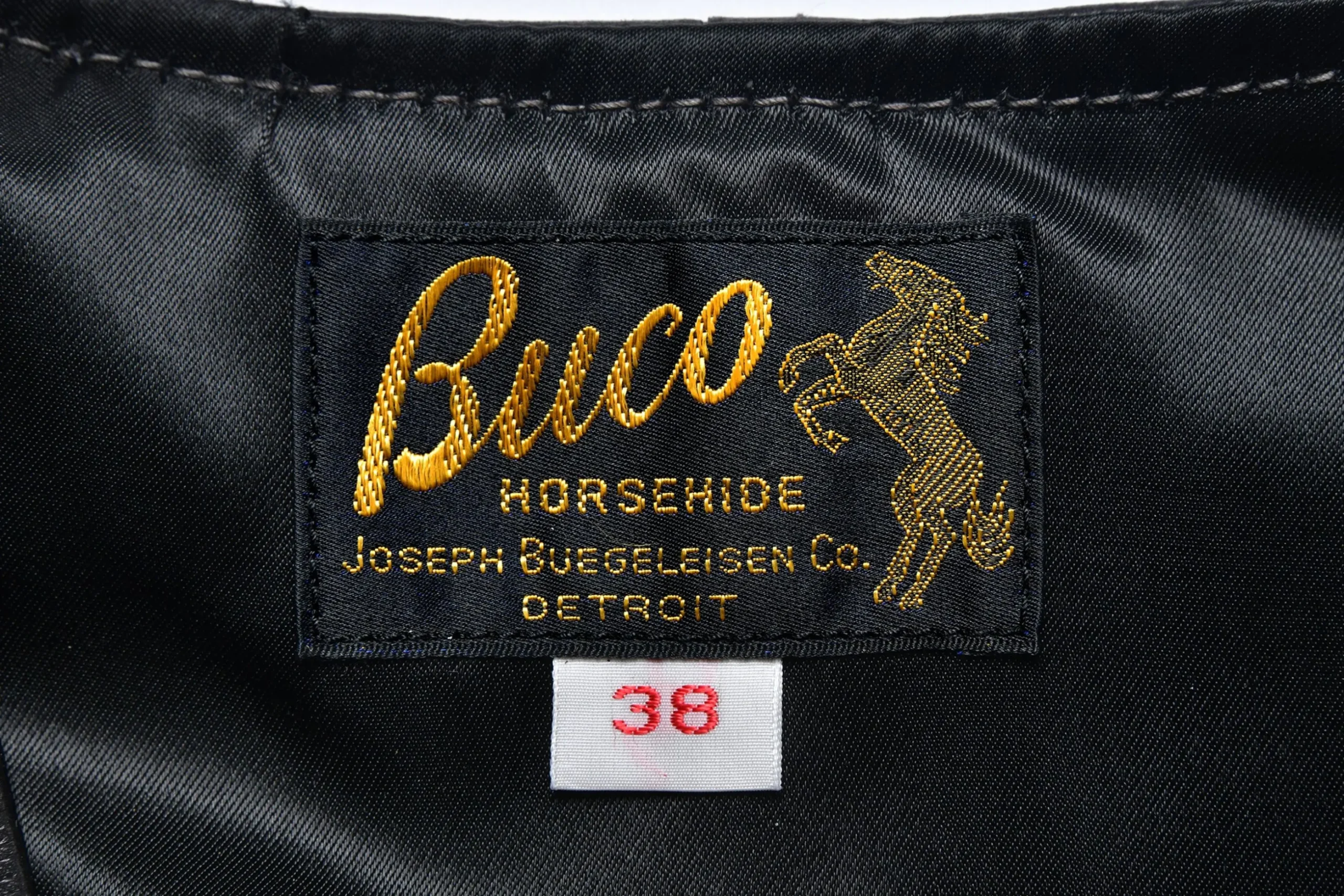 Leather-Buco Leather Vest 031 D. Black