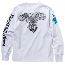 T-Shirts-Buco L/S Tee / Sturgis White