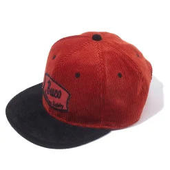 Hats-Buco Strap-Back Cap / Corduroy Orange
