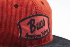 Hats-Buco Strap-Back Cap / Corduroy Orange