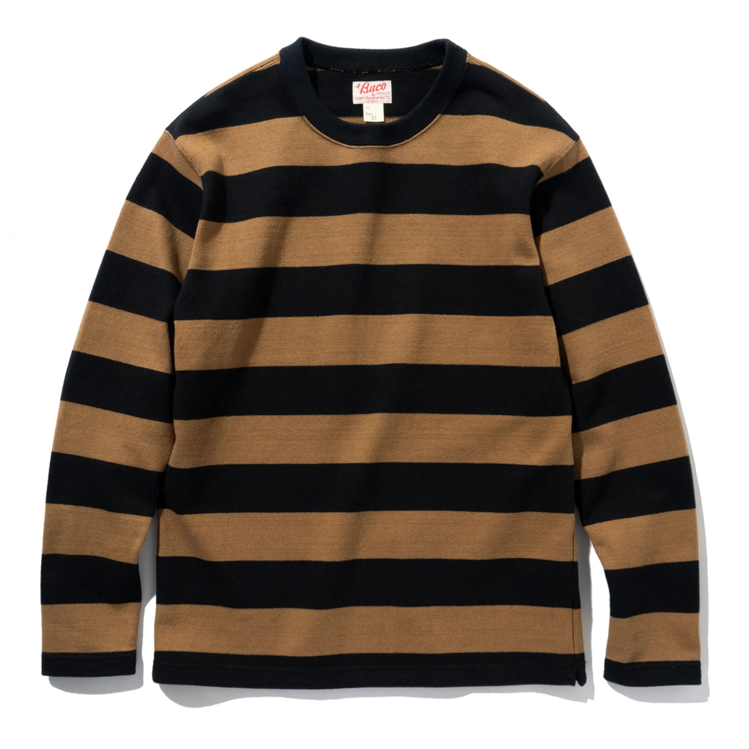 Thermal Shirts-Buco Stripe Racing Jersey Black/Brown