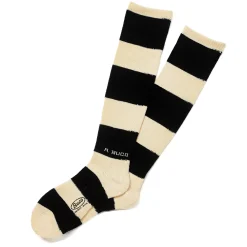 Socks-Buco Striped Action Socks White/Black
