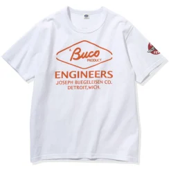 T-Shirts-Buco Tee / Engineers White