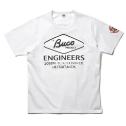 T-Shirts-Buco Tee / Engineers White
