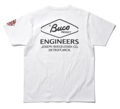 T-Shirts-Buco Tee / Engineers White