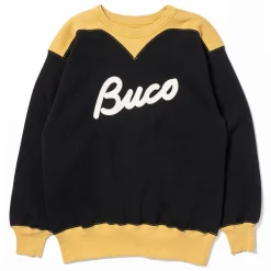 Sweatshirts-Buco Two-Tone Sweatshirt / Black/Corn