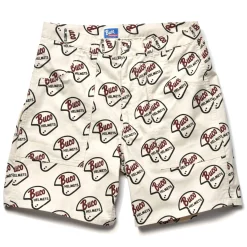 Pants-Buco Utility Shorts / Logo 012 Ecru