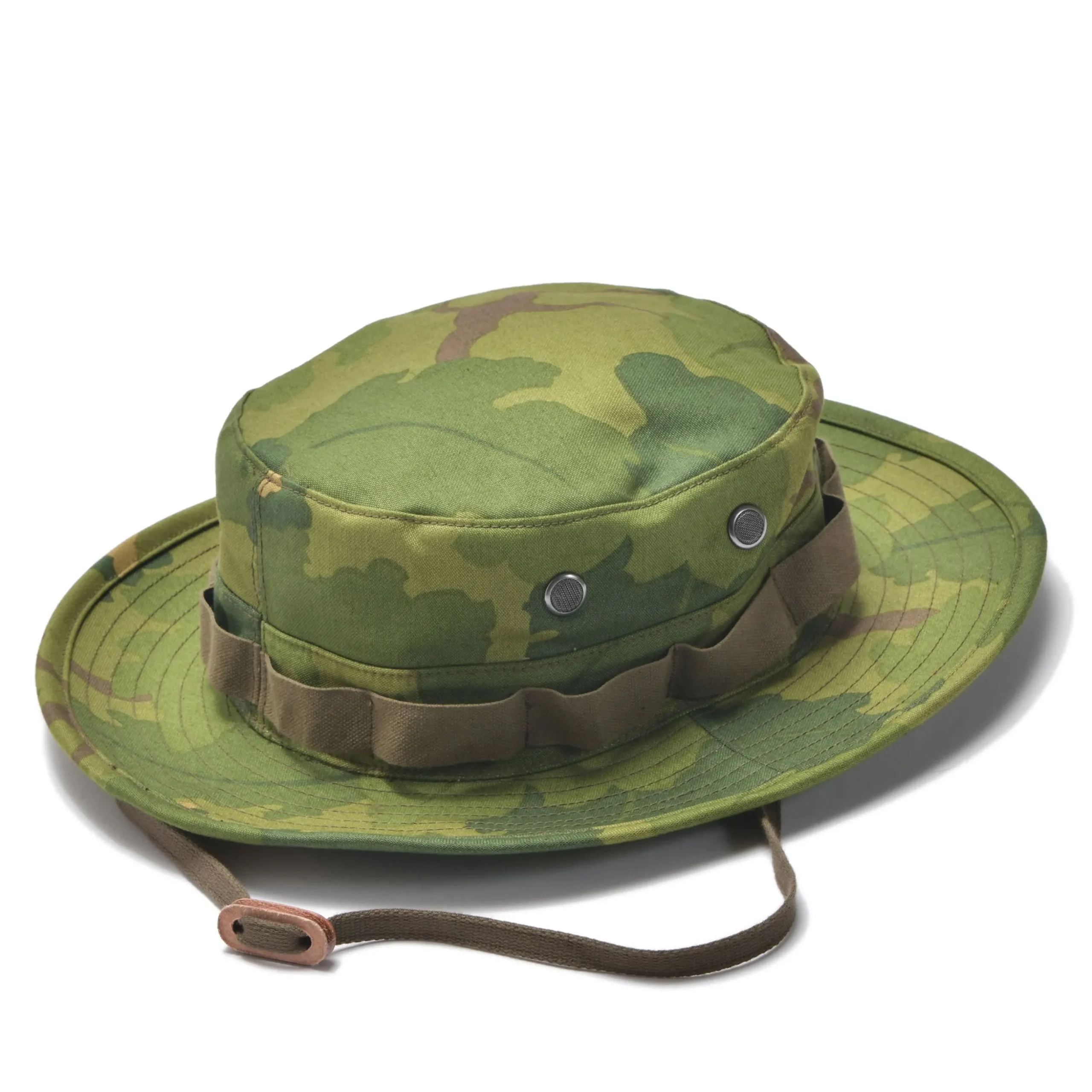 Hats-The Real McCoy's Camouflage Boonie Hat / Mitchell Pattern 160 Green