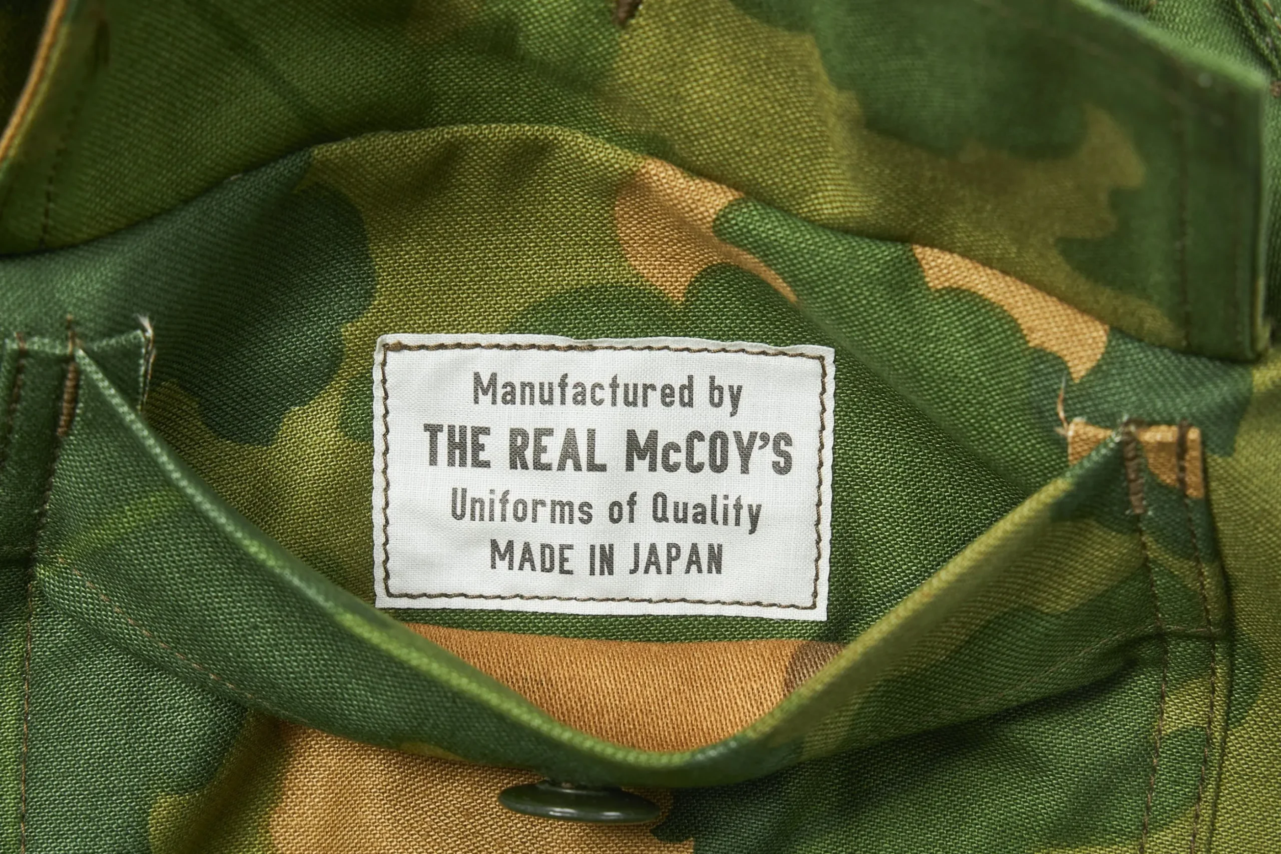 Pants-The Real McCoy's Camouflage Civilian Trousers / Mitchell Pattern 160 Green